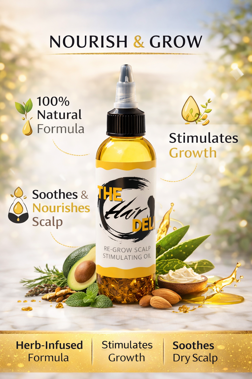 ReGrow Herb Infused Hot Oil Treatment